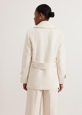 Phase Eight Amelie Ivory Coats White USA | 2943681-CR